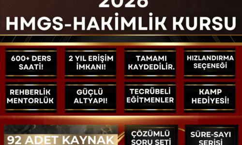 Adli Hakimlik ve HMGS4 13