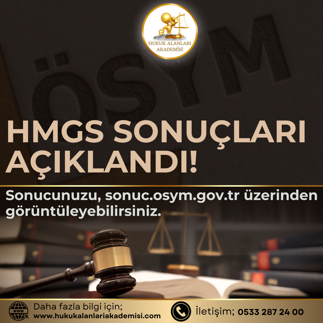 MGS ve Hakimlik sınavlarında başarı için doğru kaynak seçimi, etkili çalışma planı ve düzenli tekrar şart. 2025 HMGS sonuçları sonrası Eylül HMGS ve Aralık Hakimlik sınavına hazırlık sürecine hemen başlayın!