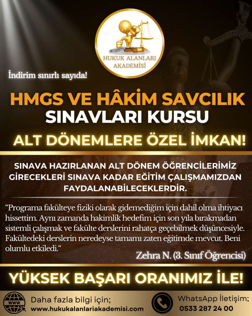 Adli Hakimlik Eğitimi Afiş
