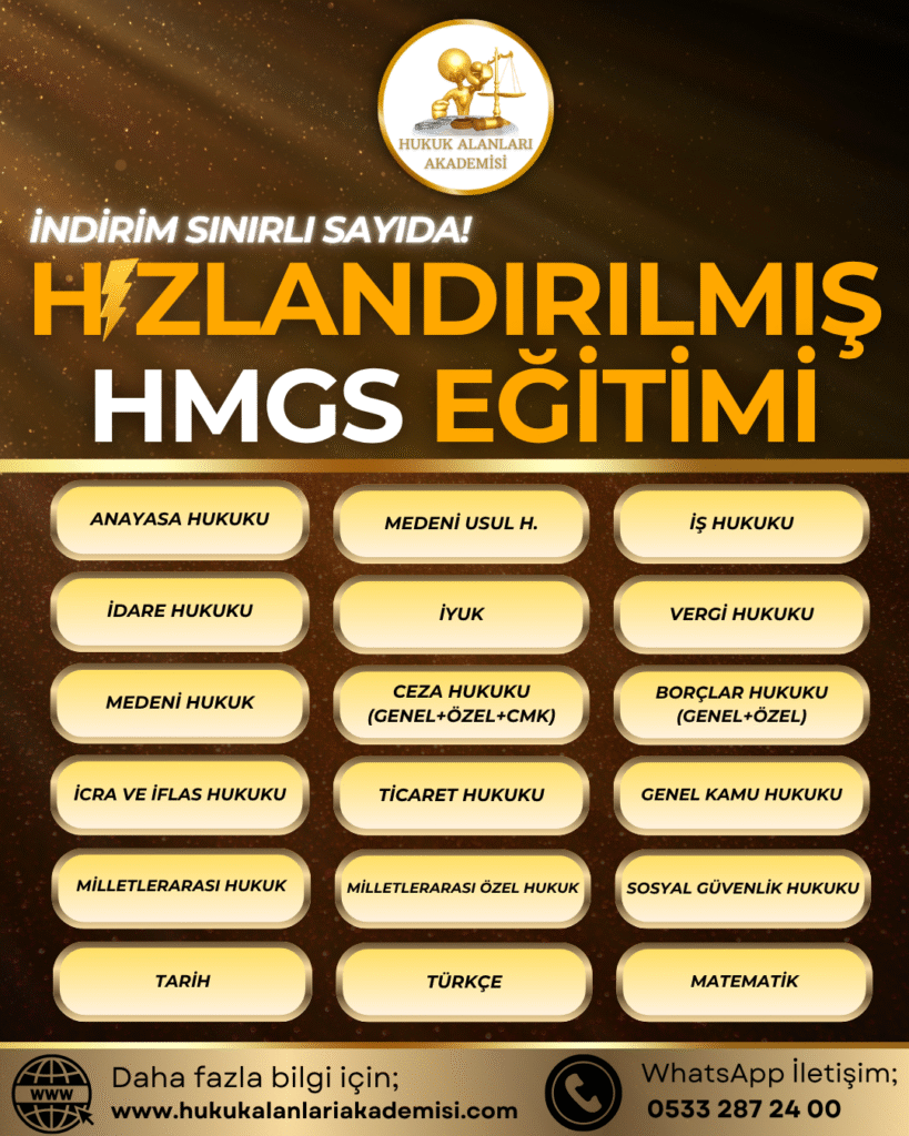 Adli Hakimlik ve HMGS6 3
