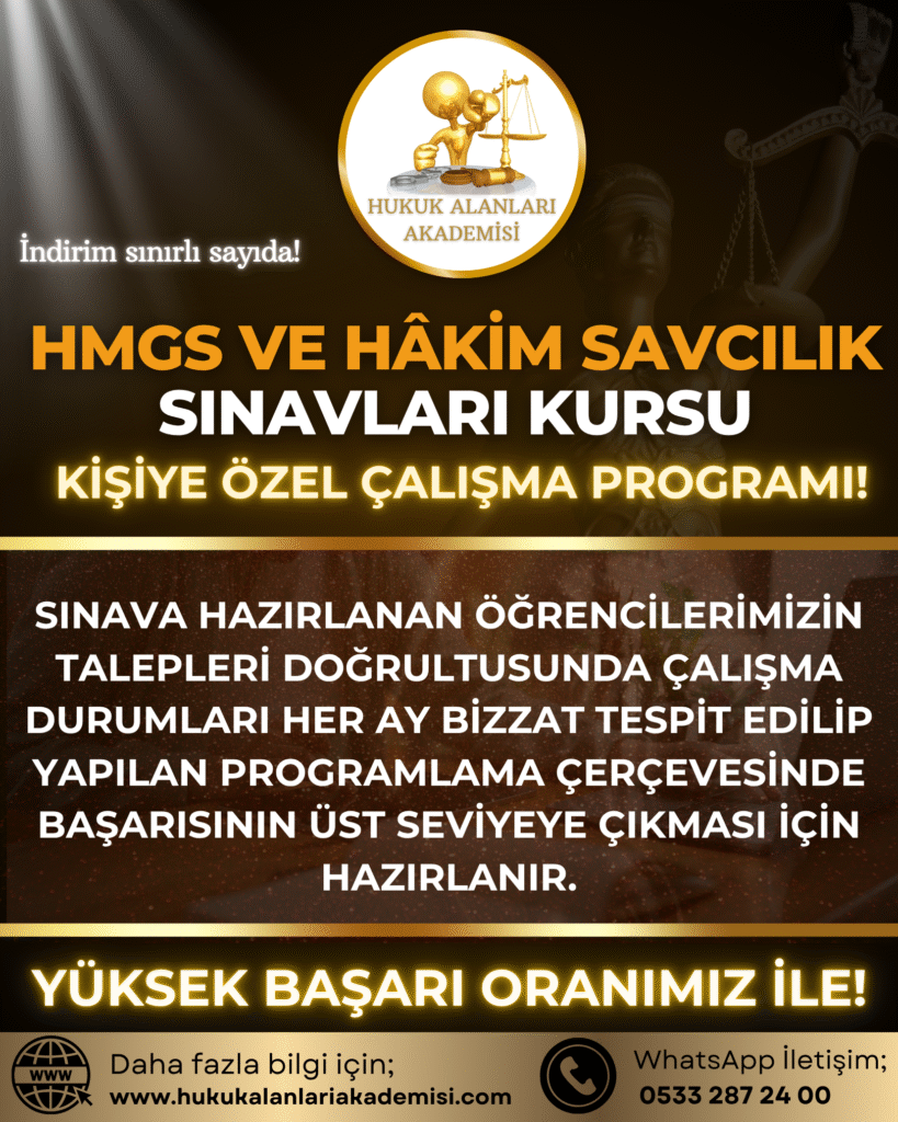 Adli Hakimlik Eğitimi Afiş