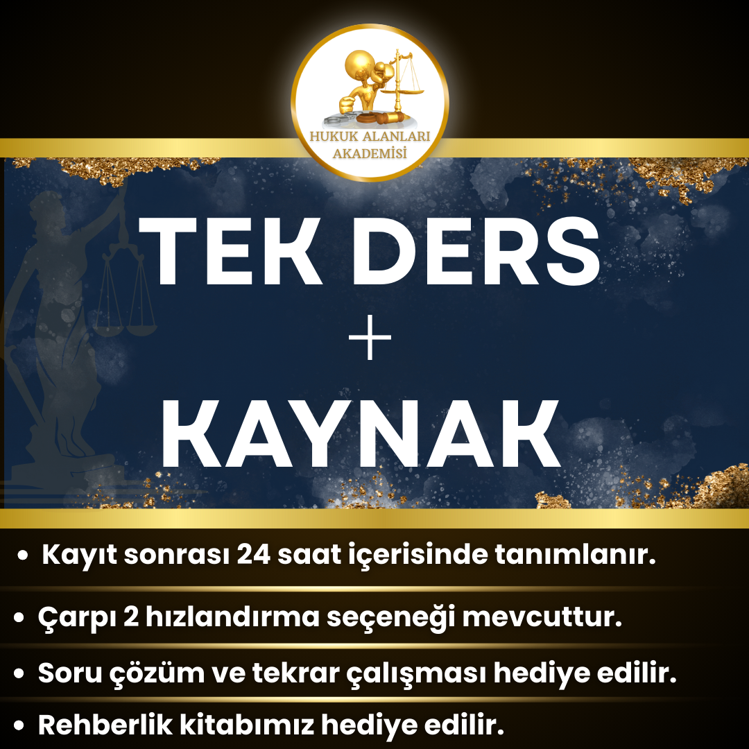 Tek Ders + Kaynak